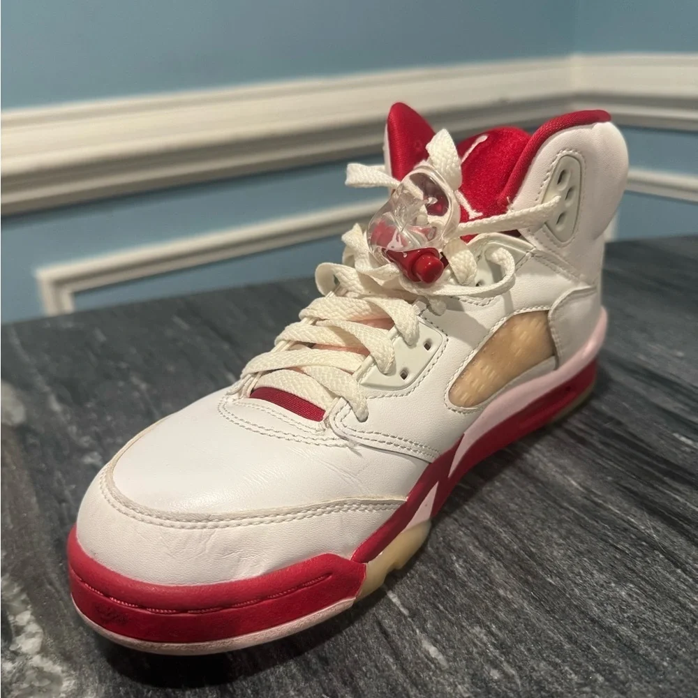 Jordan Kids Sneakers White and Red